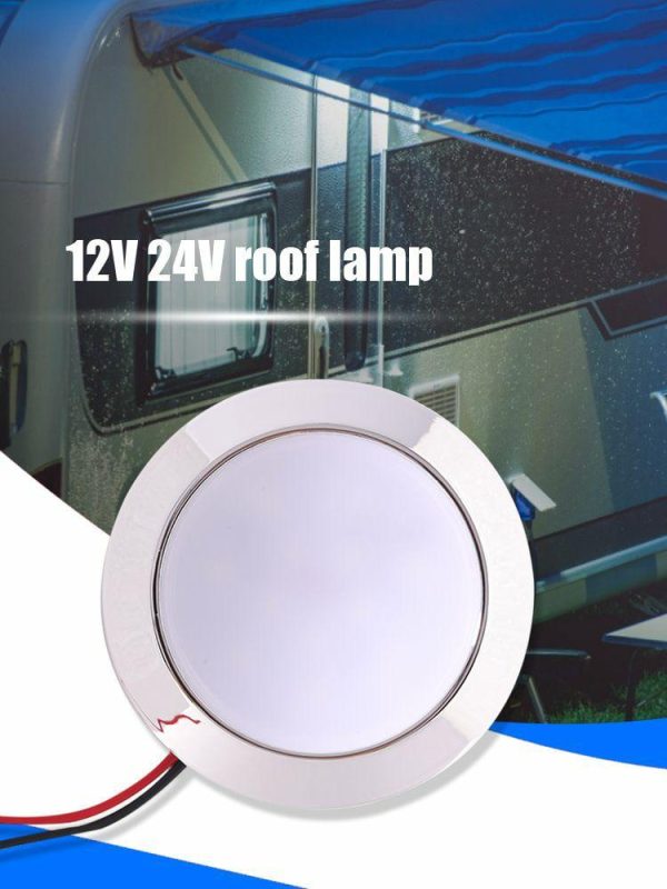 1.8W IP65 Waterproof 12V Car 24 SMT LED Dome Lamp for Caravan RV Marine  |  Others Motorcycle Others