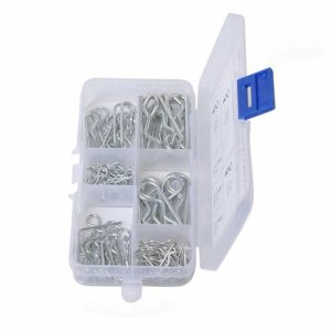 100pcs Cotter Pins Carbon Steel R-shape Fastener Pins Pin Clamp for Car Supplies  |  Others Motorcycle Others