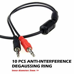 10Pcs 5mm Bead Noise Suppressor Anti-Interference for USB Audio Video Power Cord  |  Video Players & Stereo Car Electronics Video Players & Stereo