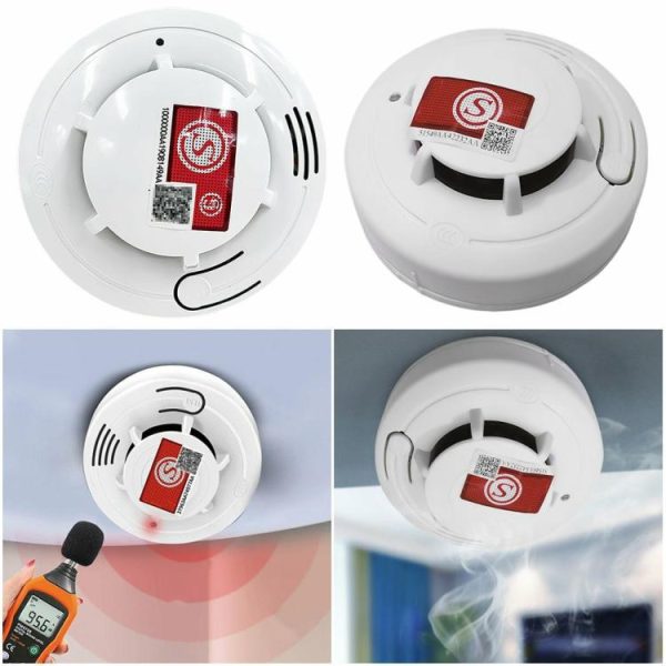 1/2Pcs Home Fire Alarm Smoke Detector with Batteries Gas Sensor Safety Equipment  |  Others Motorcycle Others