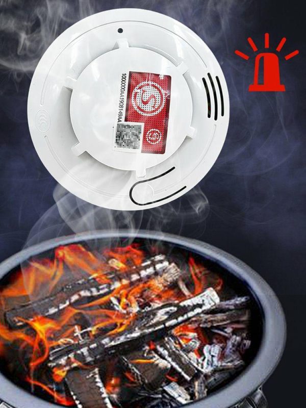 1/2Pcs Home Fire Alarm Smoke Detector with Batteries Gas Sensor Safety Equipment  |  Others Motorcycle Others