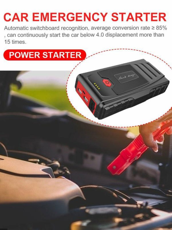 12V Battery Charger 9800mAh Car Booster Charger Peak 600 A Car Emergency Booster  |  Jump Starter & Inverters Car Electronics Jump Starter & Inverters