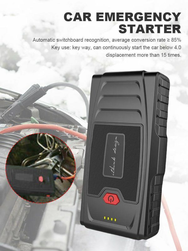 12V Battery Charger 9800mAh Car Booster Charger Peak 600 A Car Emergency Booster  |  Jump Starter & Inverters Car Electronics Jump Starter & Inverters