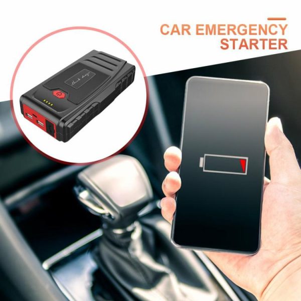 12V Battery Charger 9800mAh Car Booster Charger Peak 600 A Car Emergency Booster  |  Jump Starter & Inverters Car Electronics Jump Starter & Inverters