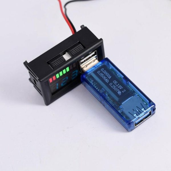 12V Car Voltmeter 5V 2A Battery Capacity Indicator for Vehicle Lead Acid Battery  |  Others Electronics Car Electronics Others Electronics