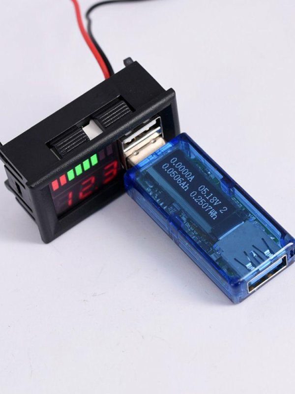 12V Car Voltmeter 5V 2A Battery Capacity Indicator for Vehicle Lead Acid Battery  |  Others Electronics Car Electronics Others Electronics