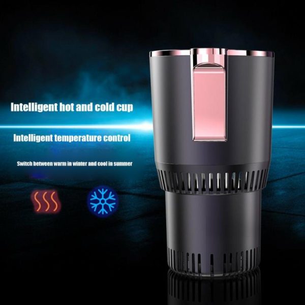 12V Cooling Drink Can with Temperature Display 2 In 1 Beverage Bottle Can Cooler  |  Others Electronics Car Electronics Black