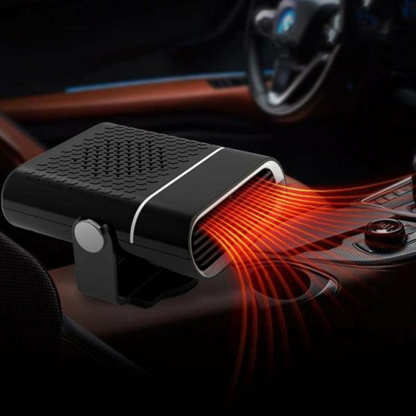 12V/24V Electric Heating Fan Fast Heating Car Windshield Heater Auto Accessories  |  Others Electronics Car Electronics Black