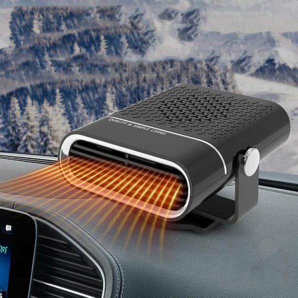 12V/24V Electric Heating Fan Fast Heating Car Windshield Heater Auto Accessories  |  Others Electronics Car Electronics Black