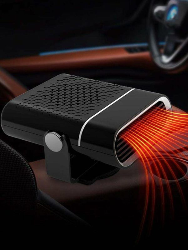 12V/24V Electric Heating Fan Fast Heating Car Windshield Heater Auto Accessories  |  Others Electronics Car Electronics Black