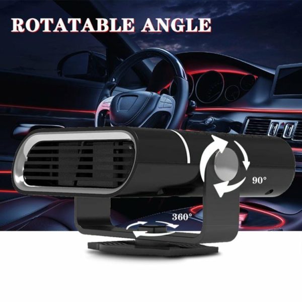 12V/24V Electric Heating Fan Fast Heating Car Windshield Heater Auto Accessories  |  Others Electronics Car Electronics Black