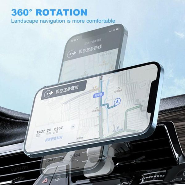 15W Air Vent Magnetic Car Holder Charger 1.5A for iPhone 12 Mini 14 13 12 Series  |  Others Electronics Car Electronics Black