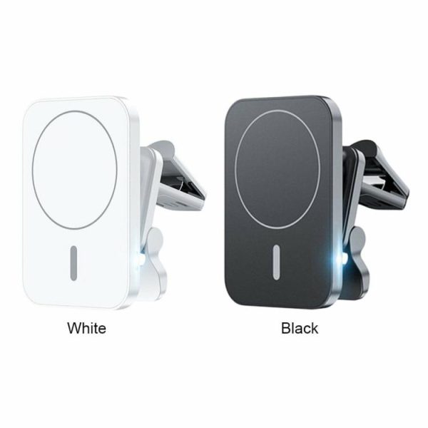 15W Air Vent Magnetic Car Holder Charger 1.5A for iPhone 12 Mini 14 13 12 Series  |  Others Electronics Car Electronics Black