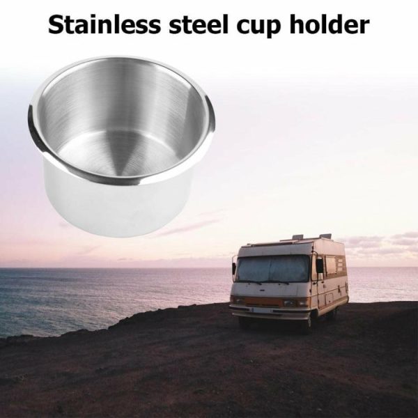 1pc Stainless Steel Cup Drinking Holder for Marine Boat Car Truck Camper  |  Others Motorcycle Others