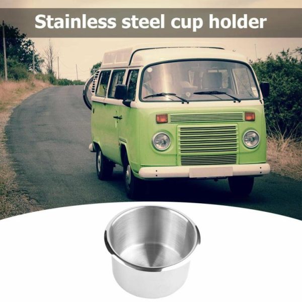 1pc Stainless Steel Cup Drinking Holder for Marine Boat Car Truck Camper  |  Others Motorcycle Others