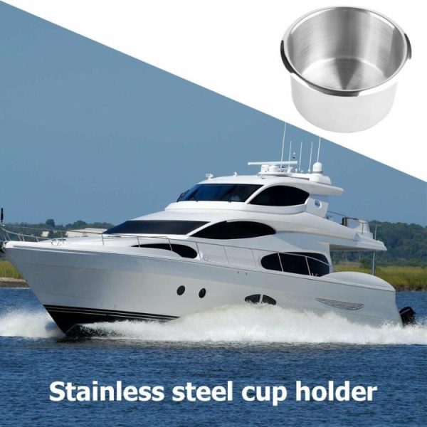 1pc Stainless Steel Cup Drinking Holder for Marine Boat Car Truck Camper  |  Others Motorcycle Others