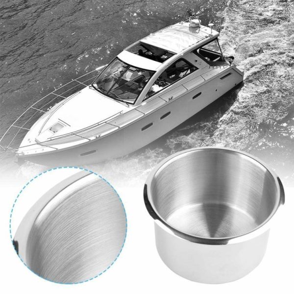 1pc Stainless Steel Cup Drinking Holder for Marine Boat Car Truck Camper  |  Others Motorcycle Others