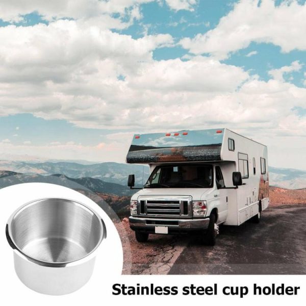 1pc Stainless Steel Cup Drinking Holder for Marine Boat Car Truck Camper  |  Others Motorcycle Others