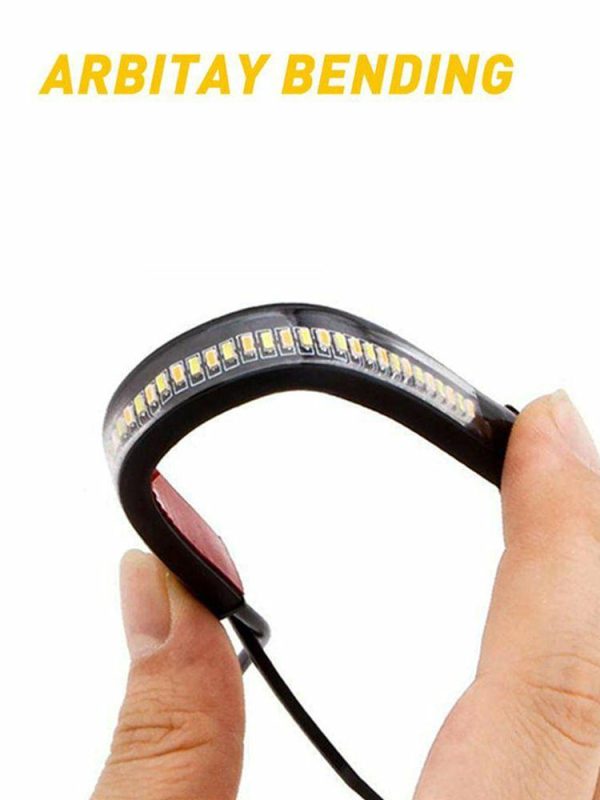 2pcs 36LED Motorcycle Turn Signal Light Bar DRL 3014 SMD Fork Strip Lamp  |  Replacement Parts Motorcycle Replacement Parts