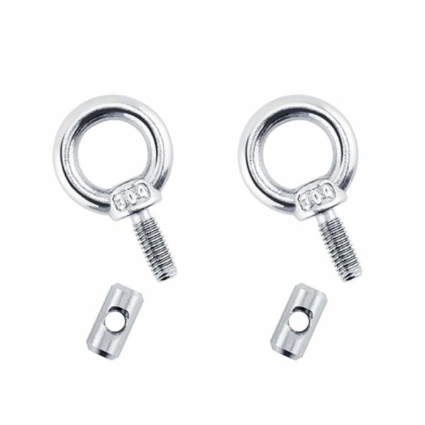 2PCS M4 Lifting Eye Nut Fastener 304 Stainless Steel M4 Tent Stopper Track Mount  |  Others Motorcycle Others