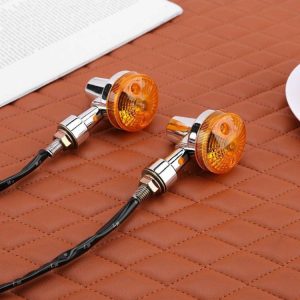 2pcs Universal Motorcycle Front Rear Turn Signals Indicators Amber Light  |  Motorcycle Lights Motorcycle Motorcycle Lights