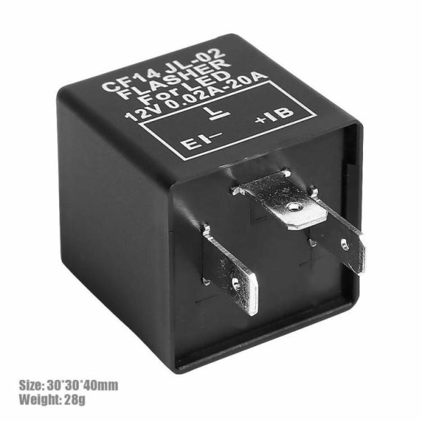 3-Pin CF14 JL02 EP35 LED Flasher Relay 12V Fix for Turn Signal Hyper Flash  |  Others Motorcycle Others