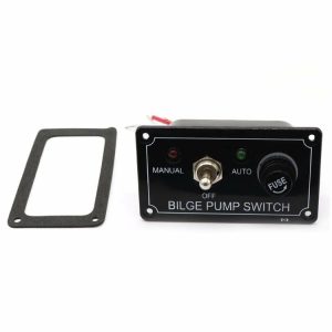 3 Way DC 12V Fused Marine Bilge Pump Switch Panel with LED Indicator Light  |  Others Motorcycle Others