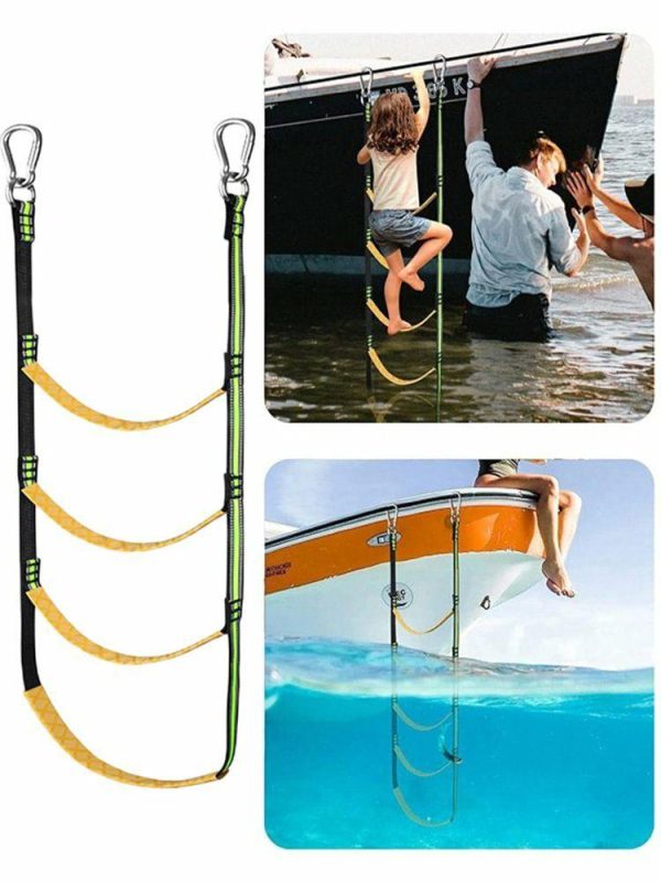 3/4/5 Step Assist Boat Folding Ladder Stretchable Swim Ladder for Sailboat Yacht  |  Others Motorcycle Others