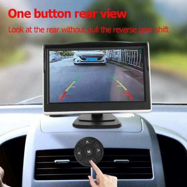 360 Degree Bird View System 4 Camera Car Parking Cam with 5 inch Monitor  |  Navigation & Recor Car Electronics Navigation & Recor