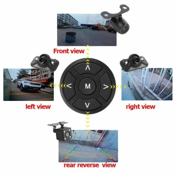 360 Degree Bird View System 4 Camera Car Parking Cam with 5 inch Monitor  |  Navigation & Recor Car Electronics Navigation & Recor