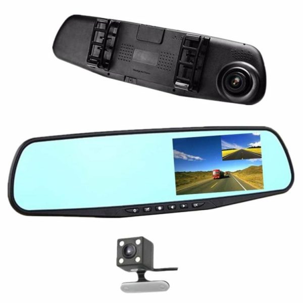 4.3Inch Car DVR HD 1080P Dual Lens Auto Video Camera Night Vision Loop Recording  |  Navigation & Recor Car Electronics Navigation & Recor