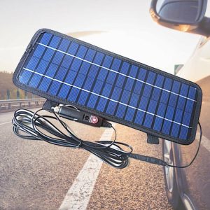 4.5W/12Volt Smart Power Solar Panel Charger for Car Boat Motorcycle  |  Motorcycle Electronics Motorcycle Motorcycle Electronics