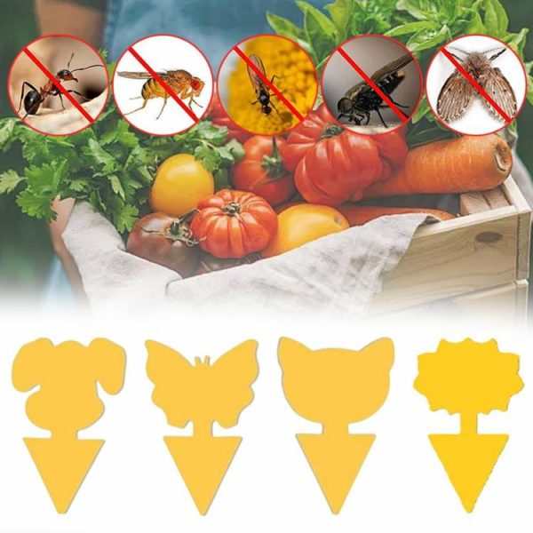 40Pcs Yellow Sticky Bug Traps Protect The Plant Insect Traps Fungus Gnat Killer  |  Others Motorcycle Others