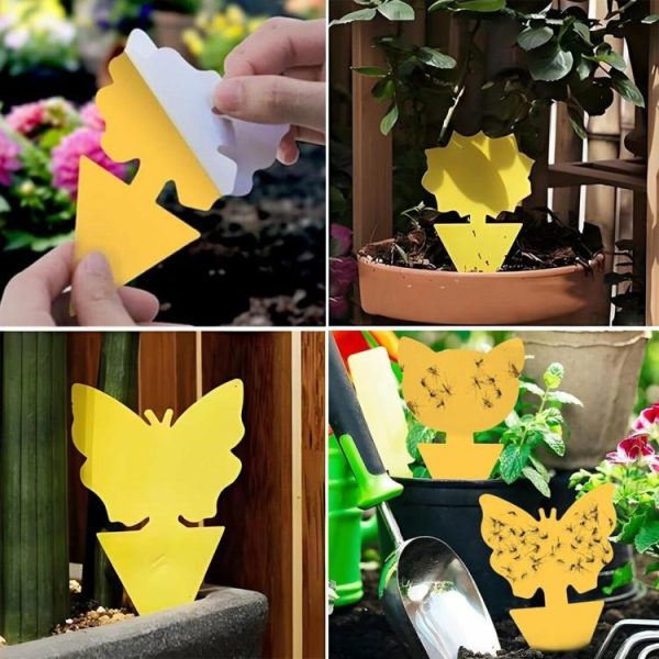 40Pcs Yellow Sticky Bug Traps Protect The Plant Insect Traps Fungus Gnat Killer  |  Others Motorcycle Others