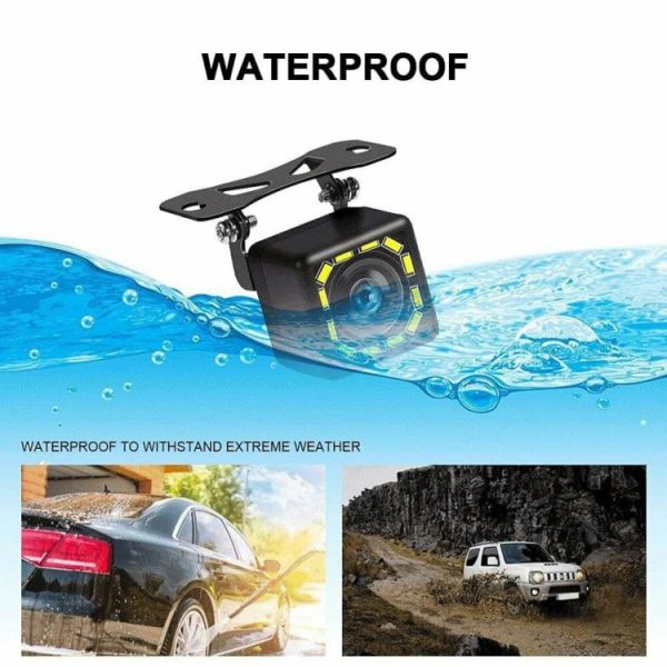 4/12LED Auto Parking Monitor 170 Degree View Angle Backup Camera IP66 Waterproof  |  Navigation & Recor Car Electronics Navigation & Recor