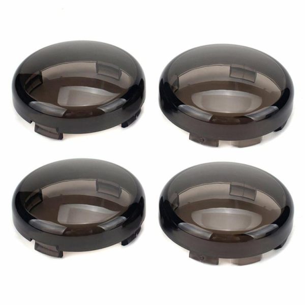 4x Smoke Turn Signal Lens for Harley Davidson Sportster Street Glide 97-20  |  Replacement Parts Motorcycle Motorcycle Lights