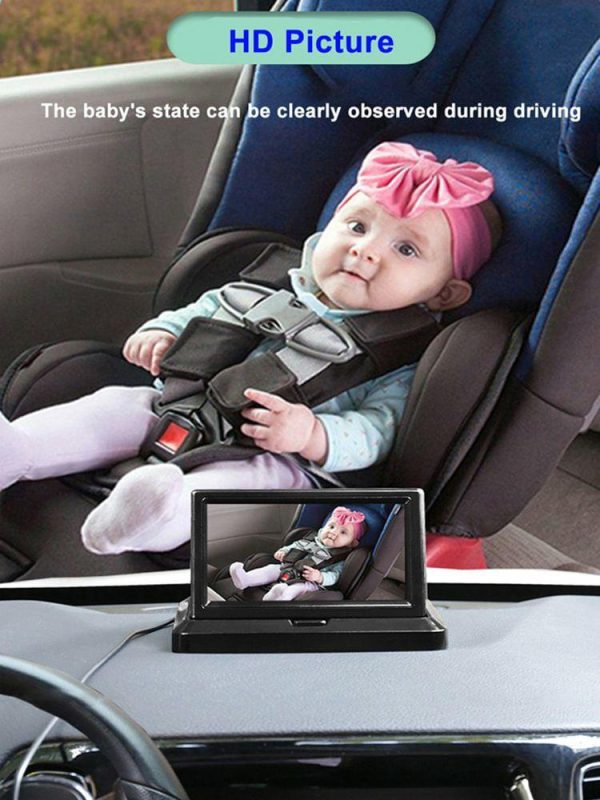 5 Inch Baby Car Mirror Foldable Rearview Baby Camera 8 LED 150 Degree View Angle  |  Navigation & Recor Car Electronics Navigation & Recor