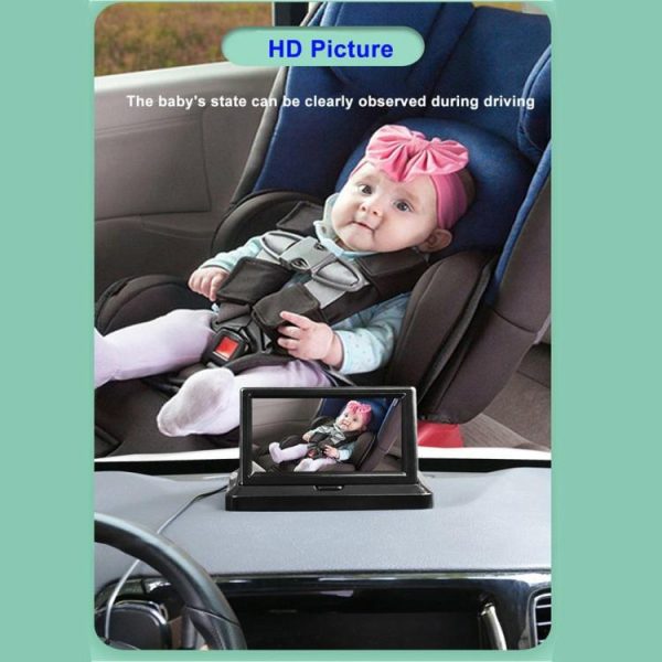 5 Inch Baby Car Mirror Foldable Rearview Baby Camera 8 LED 150 Degree View Angle  |  Navigation & Recor Car Electronics Navigation & Recor