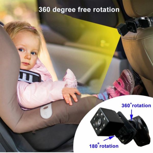 5 Inch Baby Car Mirror Foldable Rearview Baby Camera 8 LED 150 Degree View Angle  |  Navigation & Recor Car Electronics Navigation & Recor