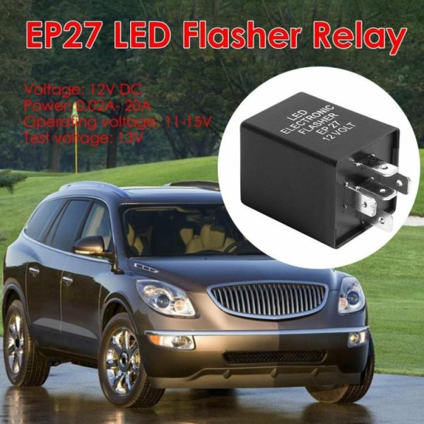 5-Pin EP27 FL27 LED Flasher Relay Fix for LED Turn Signal Lamps Hyper Flash  |  Others Motorcycle Others