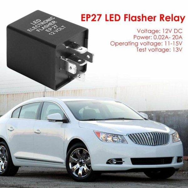 5-Pin EP27 FL27 LED Flasher Relay Fix for LED Turn Signal Lamps Hyper Flash  |  Others Motorcycle Others