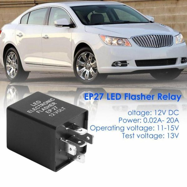 5-Pin EP27 FL27 LED Flasher Relay Fix for LED Turn Signal Lamps Hyper Flash  |  Others Motorcycle Others