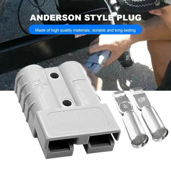 50A Anderson Style Plug 12-24V DC Anderson Plug Connector Automobile Power Tools  |  Others Motorcycle Others