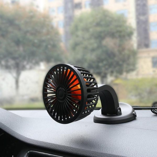 5/12/24V Air Circulators Adjustable Air Circulation Fan USB for Car SUV Truck RV  |  Car Charger Car Charger Car Charger