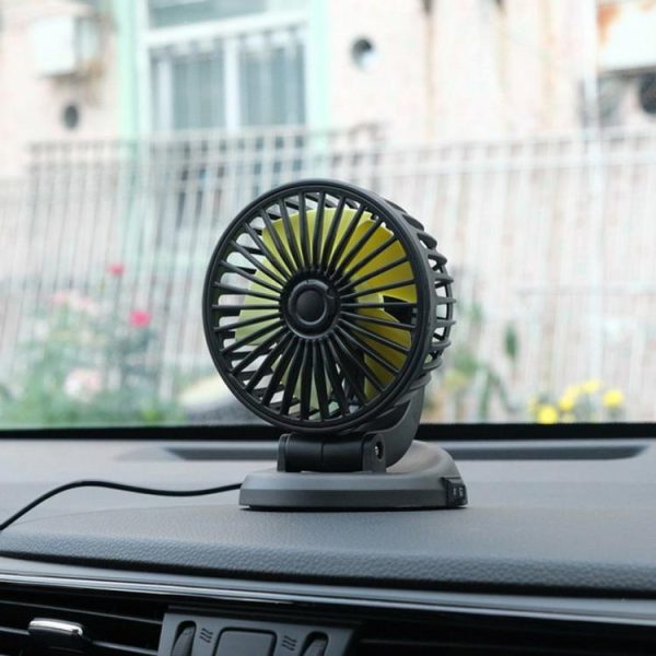 5/12/24V Air Circulators Adjustable Air Circulation Fan USB for Car SUV Truck RV  |  Car Charger Car Charger Car Charger