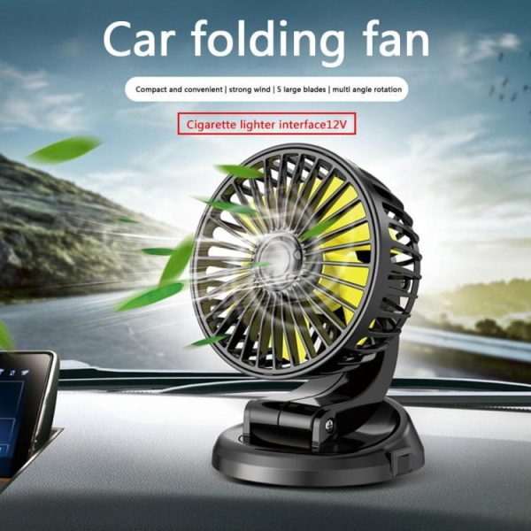 5/12/24V Air Circulators Adjustable Air Circulation Fan USB for Car SUV Truck RV  |  Car Charger Car Charger Car Charger