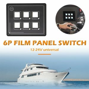 6 Gang Panel Box Kit IP67 Waterproof Car LED Touch Membrane Control Panel Switch  |  Others Motorcycle Others