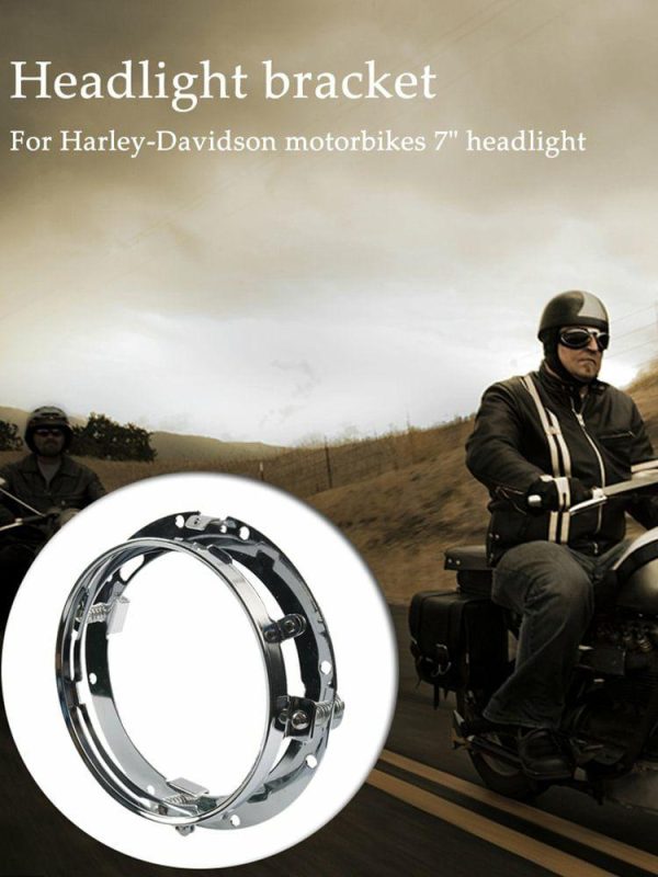 7in Motorcycle Headlight Mount Bracket for Harley Davidson Motorbike Rings  |  Replacement Parts Motorcycle Replacement Parts