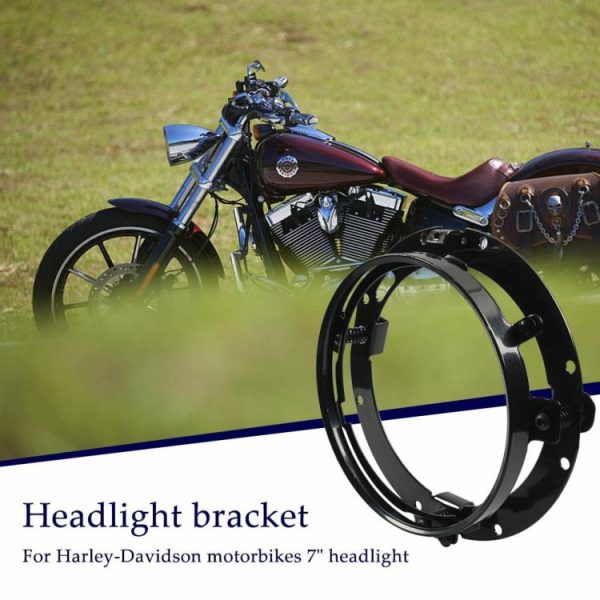 7in Motorcycle Headlight Mount Bracket for Harley Davidson Motorbike Rings  |  Replacement Parts Motorcycle Replacement Parts