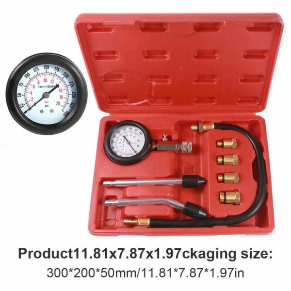 8Pcs Automotive Tool Gauge Alloy Cylinder Tester Copper for Car Motorcycle Truck  |  Maintenance & Care Maintenance & Care Maintenance & Care